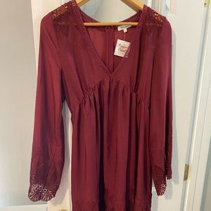 Maroon dress